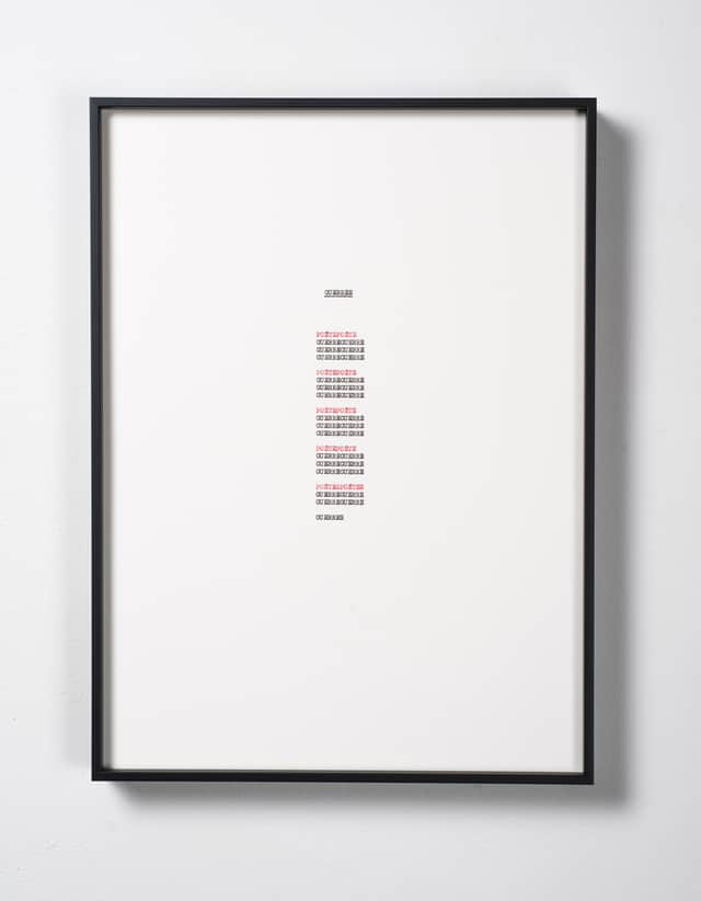 Artwork: Calligrammes (Guillaume Apollinaire) XVII