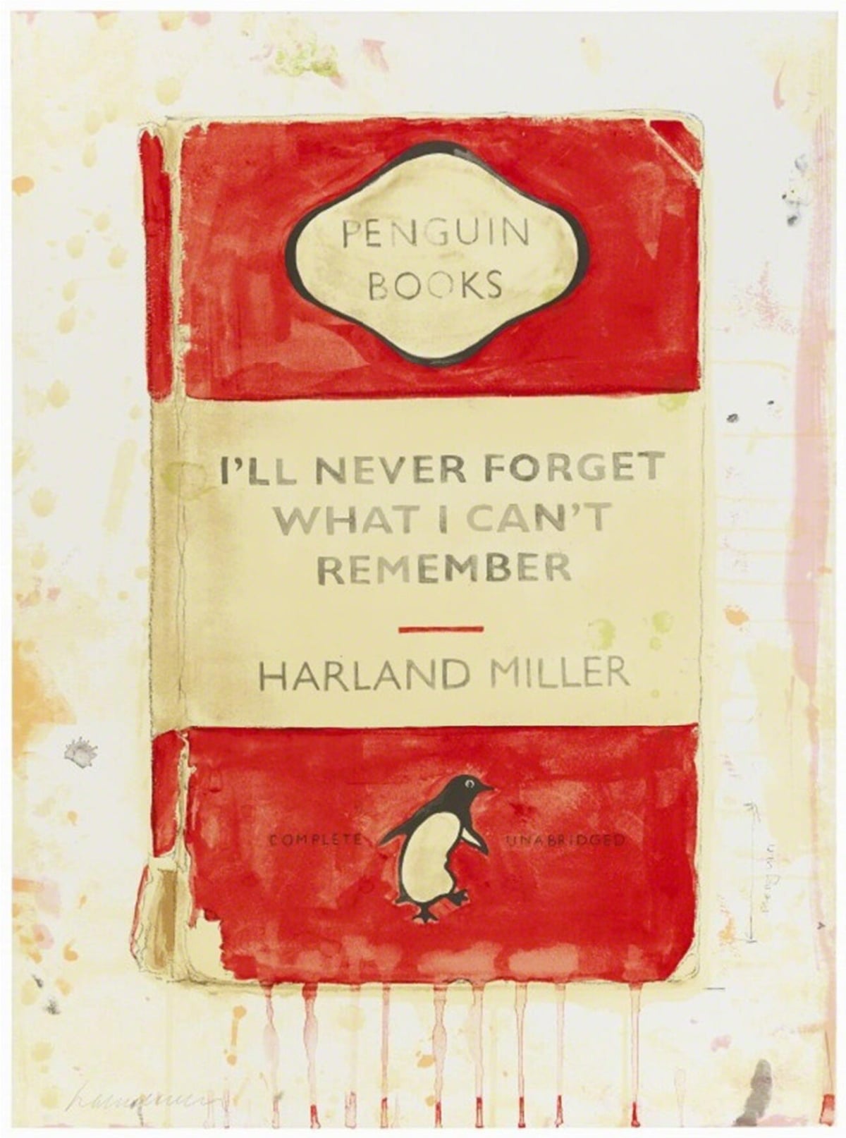 Artwork: I'll Never Forget What I Can't Remember